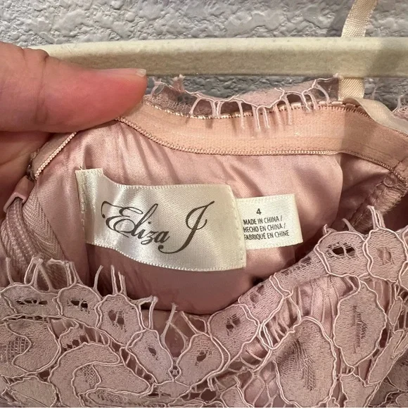 ELIZA J Embellished Off the Shoulder Lace Fit & Flare Dress is available  for purchase on au PAY Market - Imported Goods Online Store Co.Ltd. | au  PAY Market - Online Shopping Site